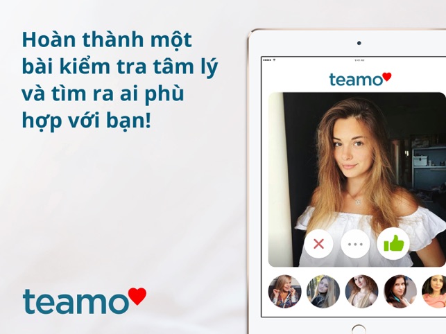 Teamo - ứng dụng hẹn h‪ò‬
