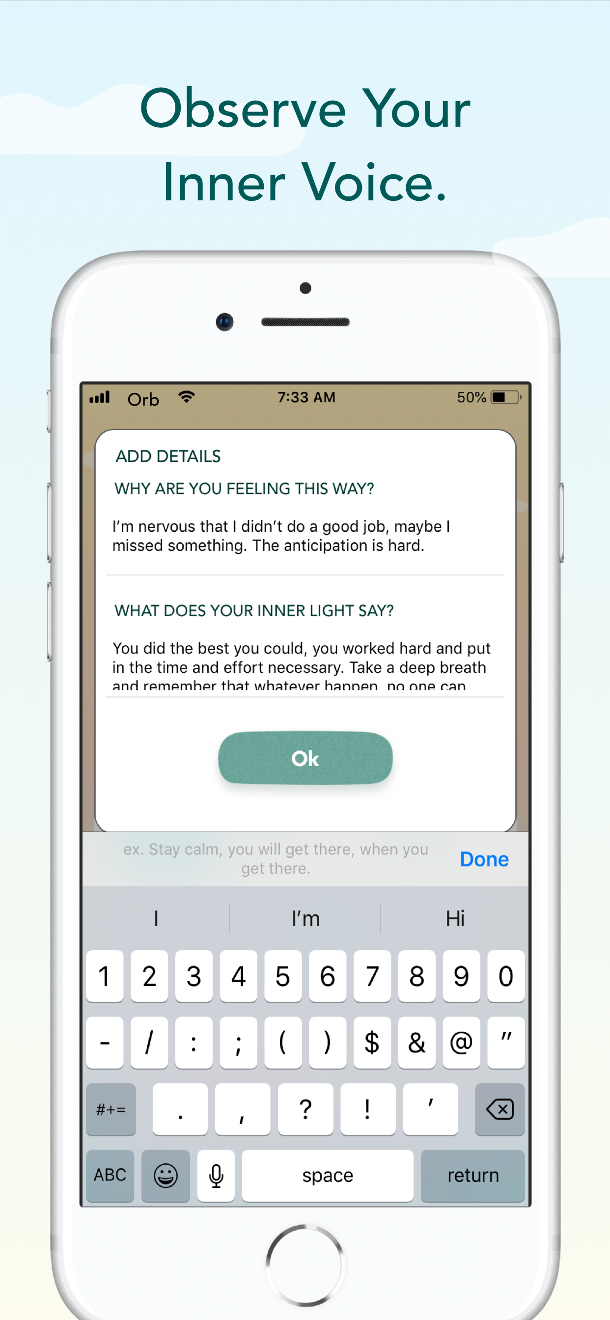 Orb: Mind-Body Tracker screenshot 5