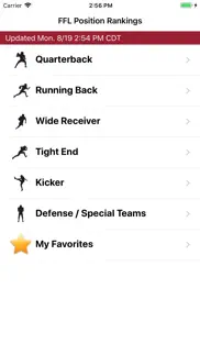 fantasy football pos. rankings айфон картинки 1