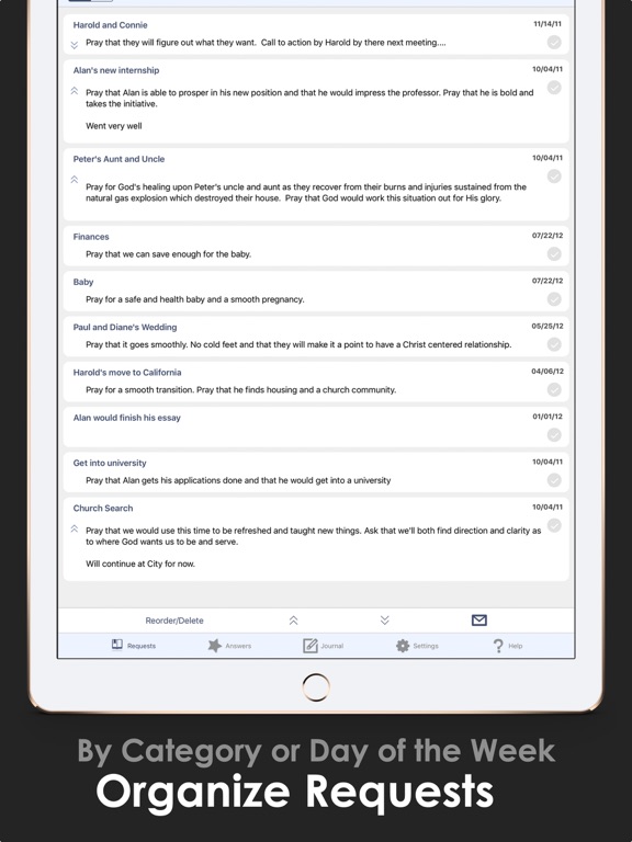Screenshot #5 pour Prayer Notes: Ask, Seek, Knock