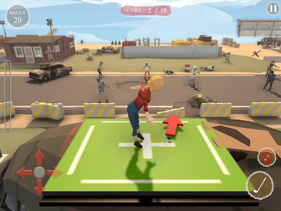 Wasteland Zombie Golf Attack screenshot 4