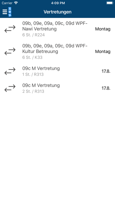 IGS Mainz Bretzenheim App Screenshot