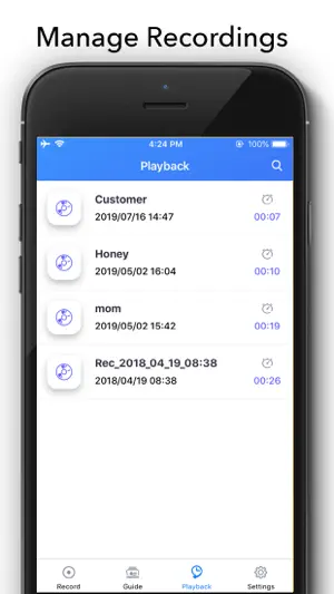 Automatic call recorder . screenshot 3
