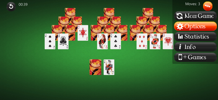 TriPeaks Solitaire ●