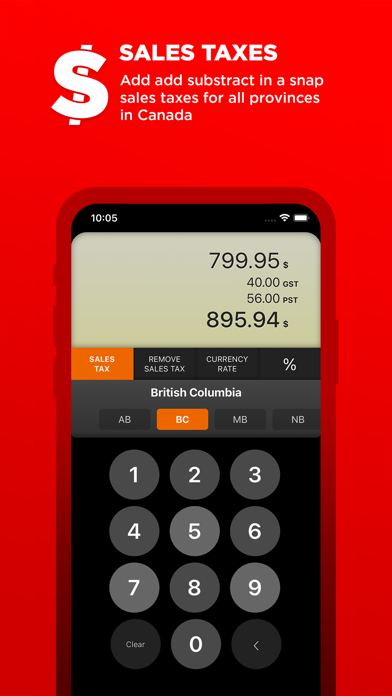 Rapid’Tax - Sales tax Canada Screenshot
