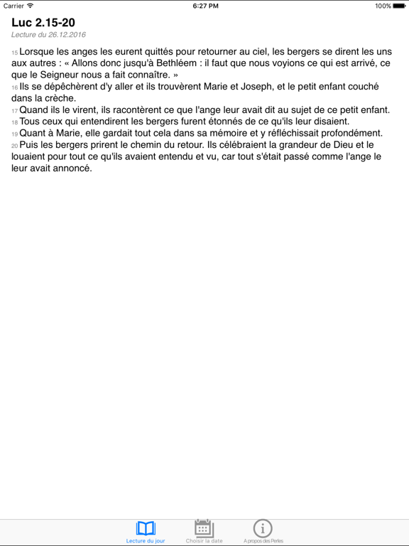 bible-lire iPad screenshot 1 - Education app