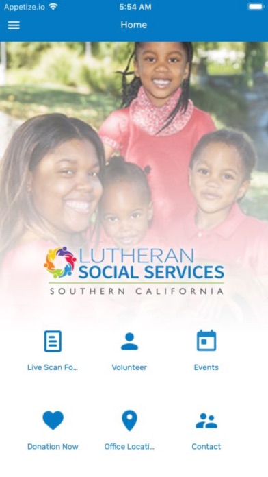 Lutheran Social Services Screenshot