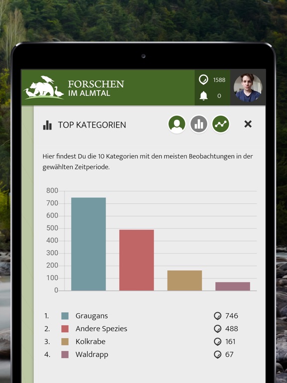 Forschen im Almtal | SPOTTERON iPad screenshot