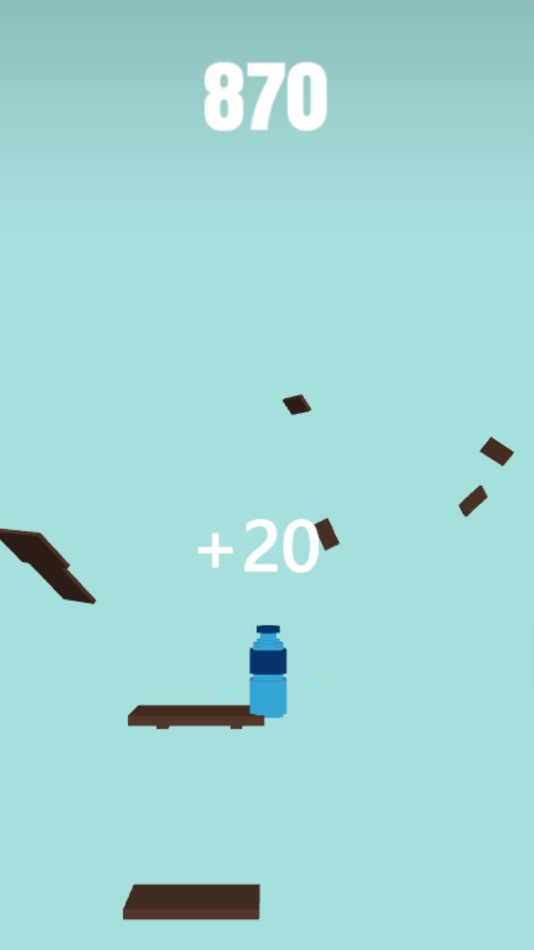 #2. Bottle Flipper 3D (iOS) 由: Kevin Venclovas