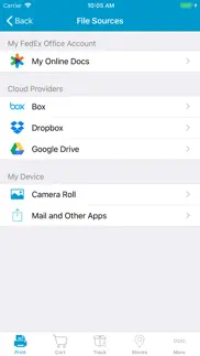 fedex office iphone screenshot 2