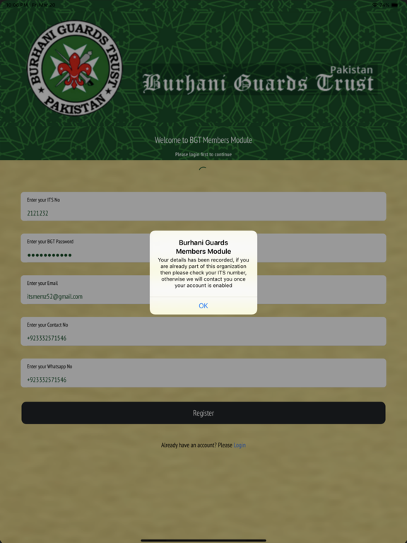 Screenshot #4 pour Burhani Guards Members Module