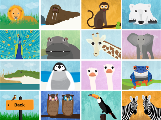 Animals Sounds: Peek-a-Zoo iPad screenshot 4 - Education app