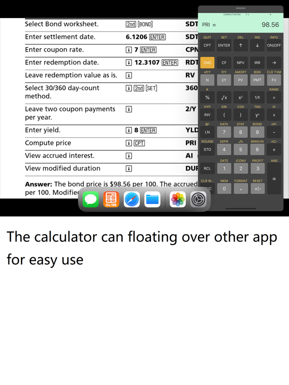 Screenshot #5 pour BA II Plus Calculator