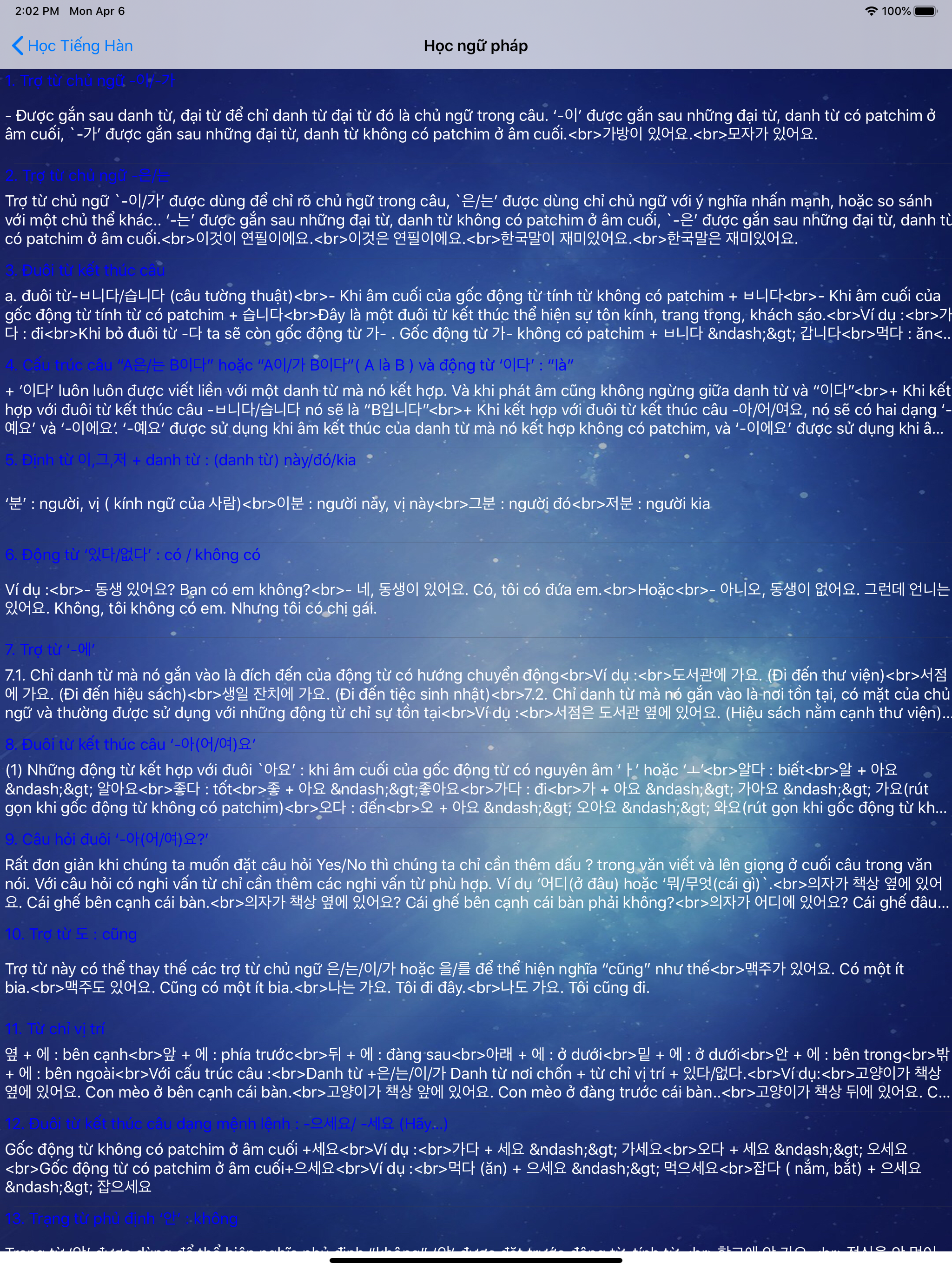 Học tiếng Hàn screenshot 9