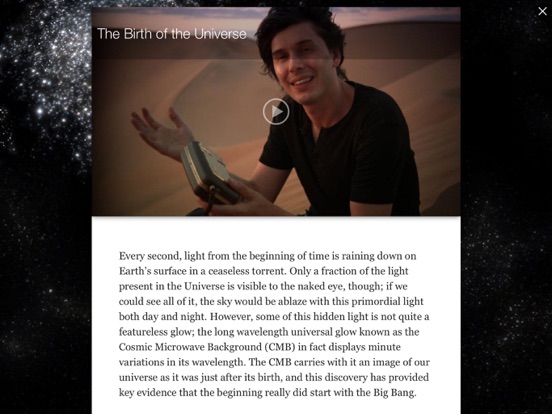 Prof Brian Cox's Universe iPad app afbeelding 3