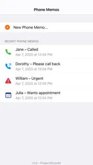 phone memos iphone screenshot 3