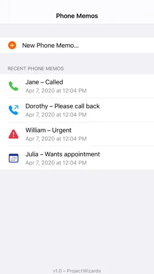 Phone Memos screenshot 3