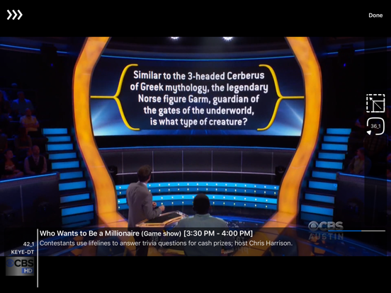 Myth TV Viewer iPad screenshot 7 - Entertainment app