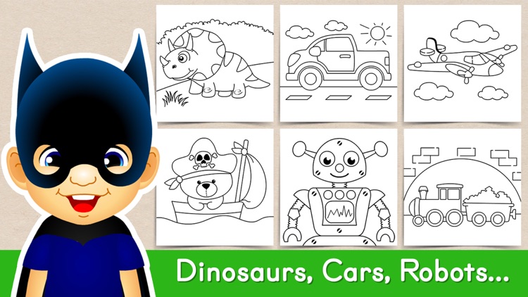 Tashi Coloring Games for Kids screenshot-7