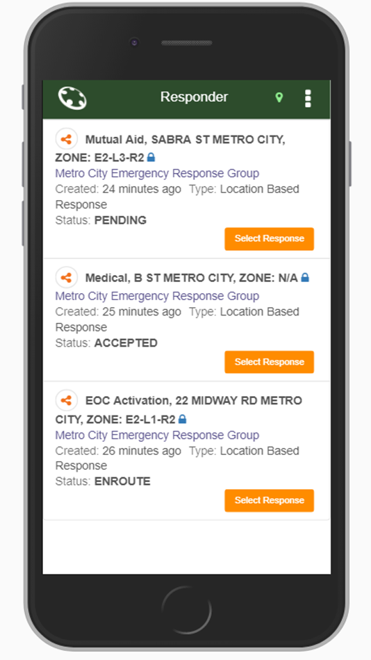 #1. Sinirji Responder (iOS) 由: Symposium Technologies Inc