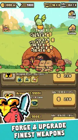 Game screenshot Tap Tap Smith: Prehistoric apk