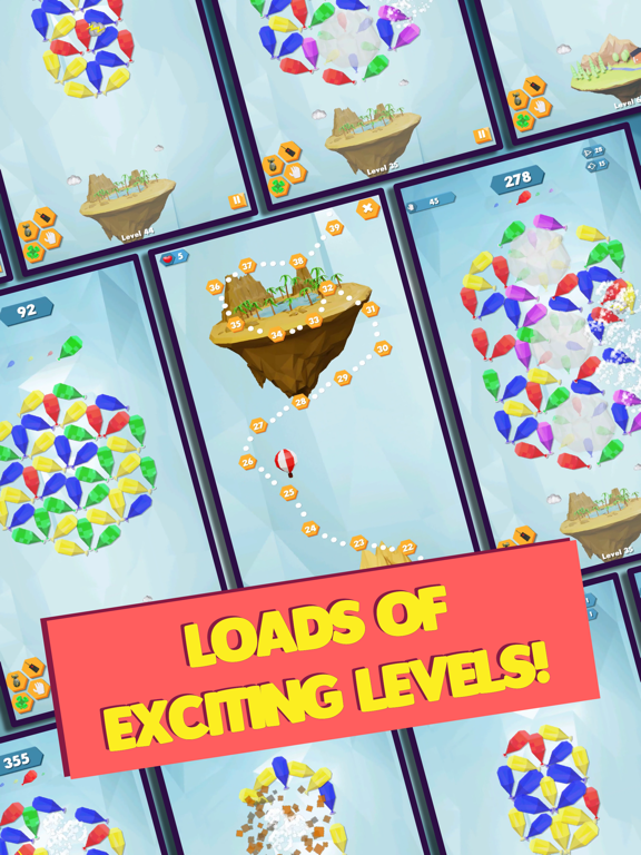 Screenshot #6 pour Ballooned | Balloon Pop Loop