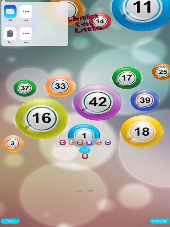 Screenshot #6 pour Shake For Lotto