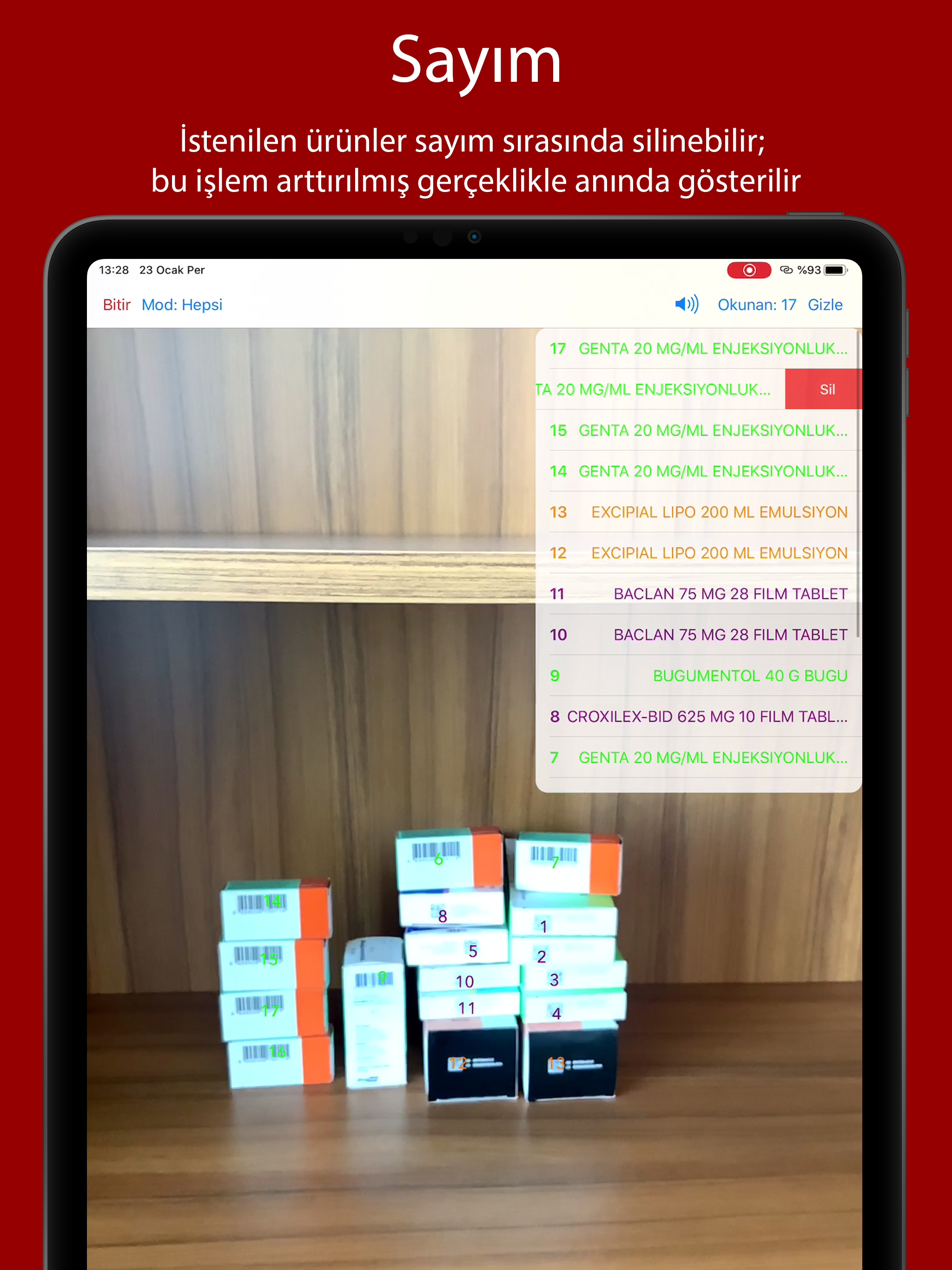 Eczanem Stok Sayım