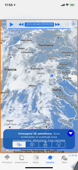 ‎METEO VENETO Screenshot