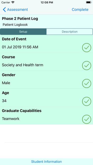 UNSW Medicine Assessments Screenshot