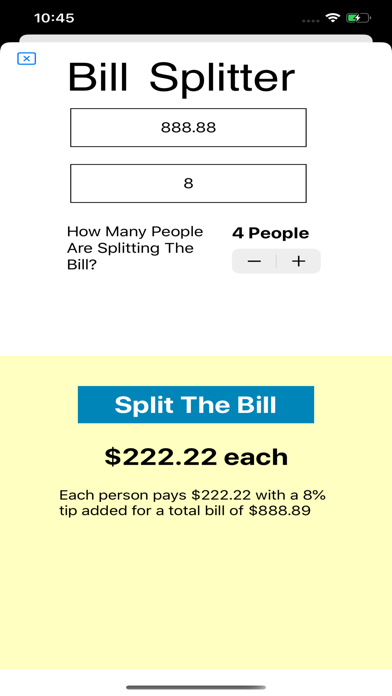 Yak: Split Bills Calculate Tip screenshot 3