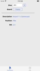 Diving Decoder screenshot