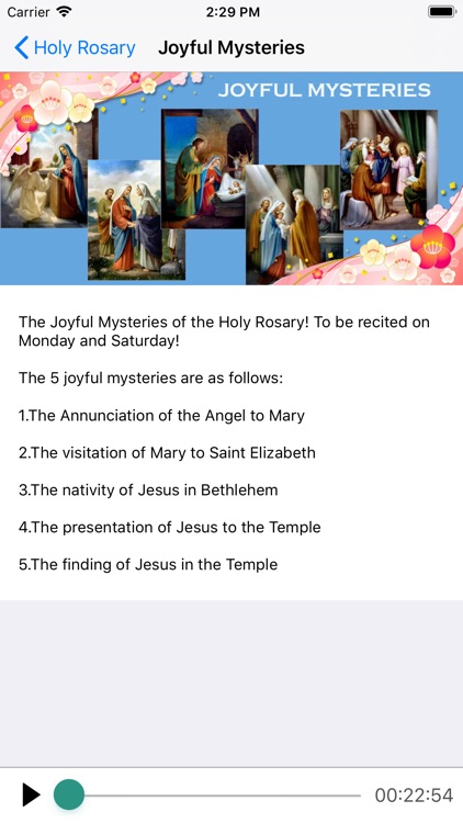 Holy Rosary With Audio & Text