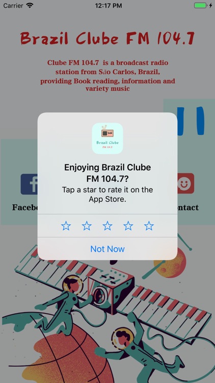 Brazil Clube FM 104.7