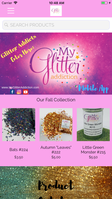 Screenshot #1 pour My Glitter Addiction