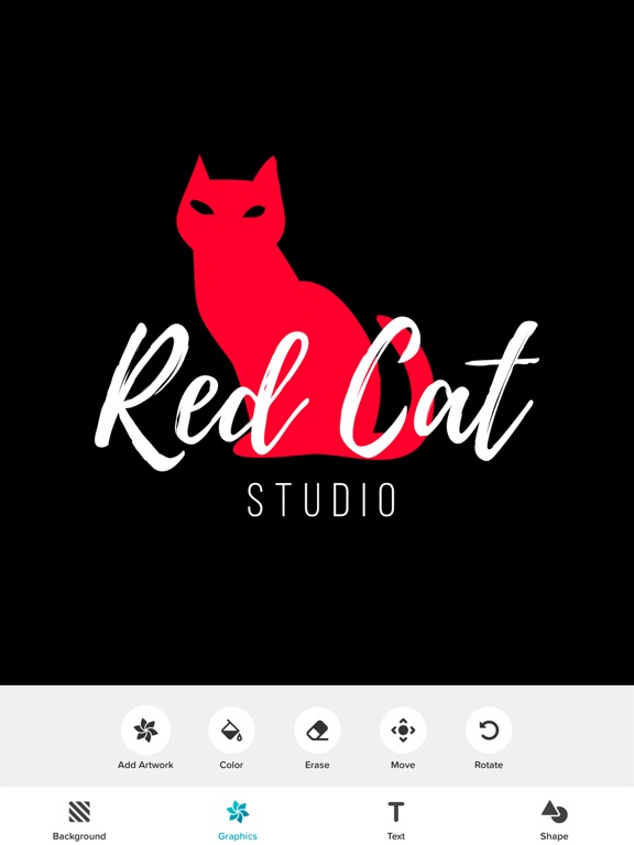 Logo Maker - Logo Design Shop iPad screenshot 6 - Graphics & Design app