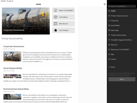 Screenshot #5 pour TrinCONNECT App