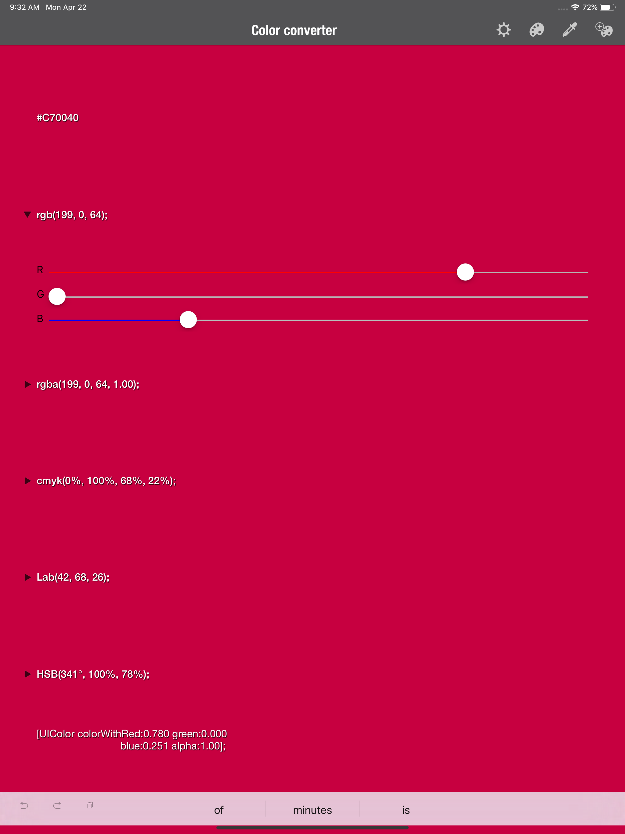 Color converter - RGB