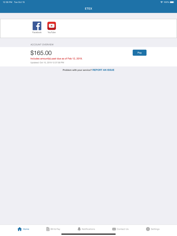 MyEtex iPad screenshot 2 - Utilities app