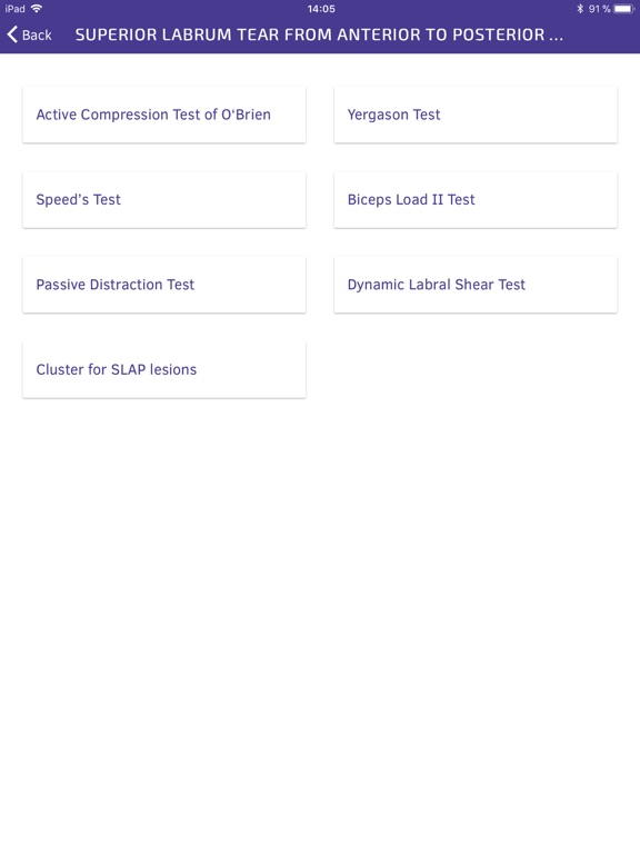 Screenshot #3 for Physiotherapy Assessment App