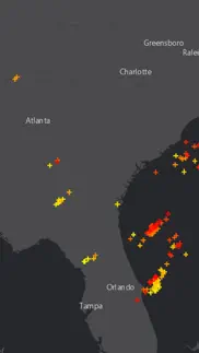 us lightning strikes map iphone screenshot 2