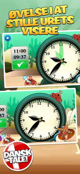 Game screenshot Lær klokken med Miniklub apk