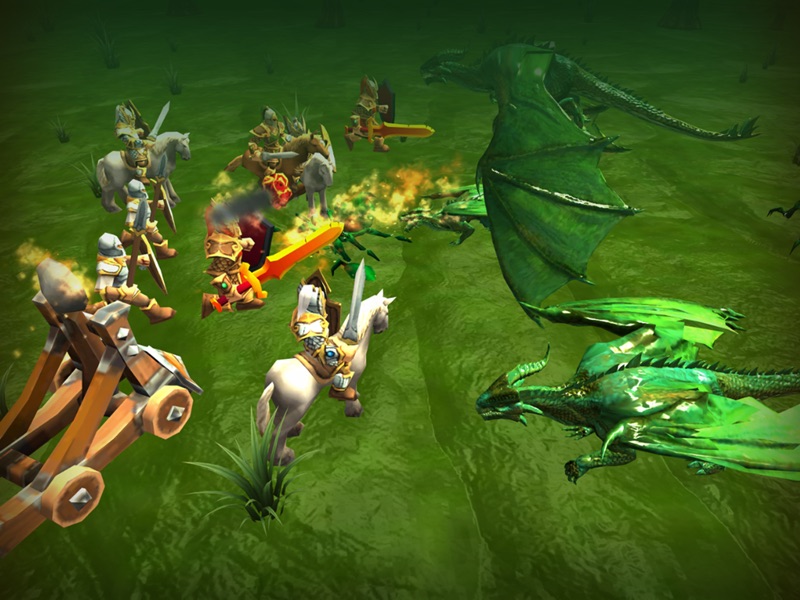 Knights vs Dragons Battle Sim screenshot 7