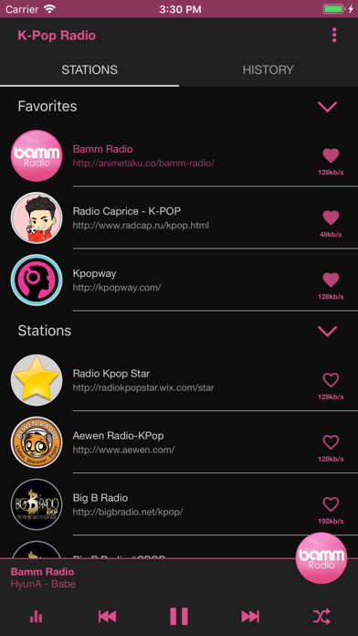 Screenshot #1 pour K-POP Radio