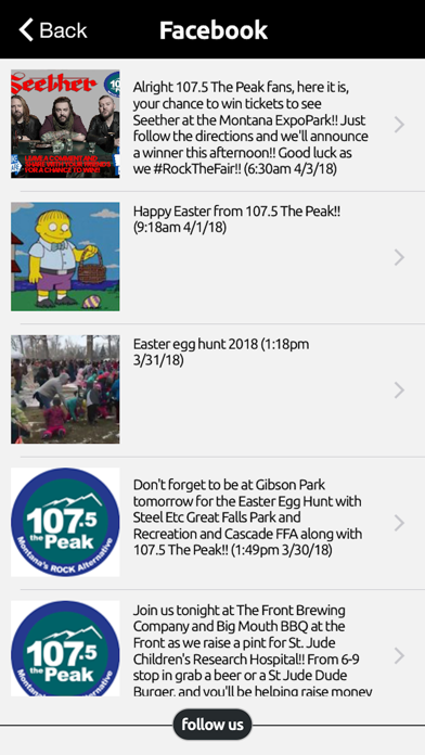 How to cancel & delete 107.5 The Peak from iphone & ipad 4