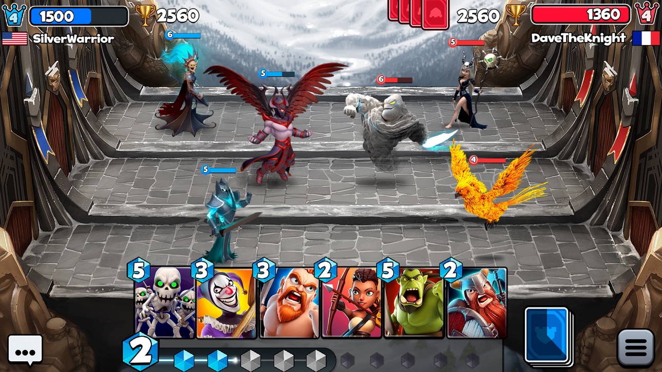 Castle Crush: Clash Cards Game Hack screenshot 2 - iOS game interface