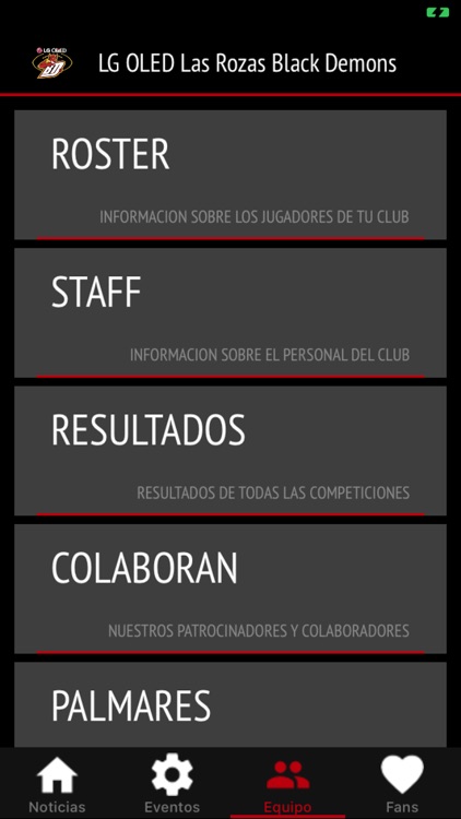 LG OLED Las Rozas Black Demons screenshot-3