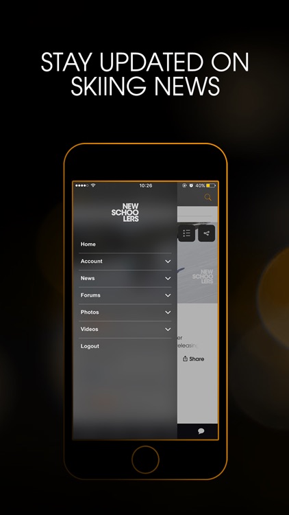 Newschoolers - Skiing's App