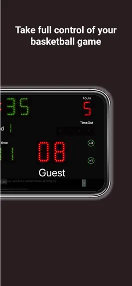 Game screenshot Scoreboard Basket apk