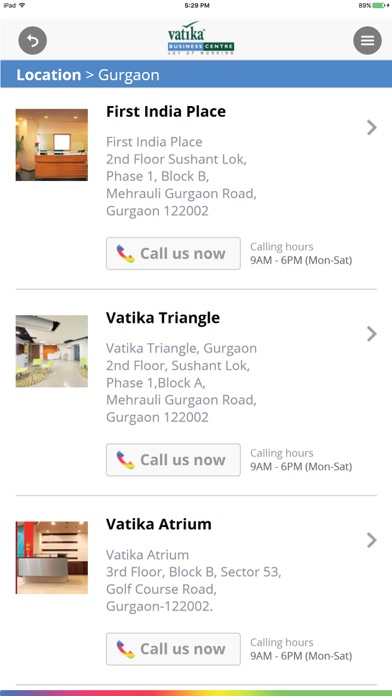 Vatika Business Centre Screenshot